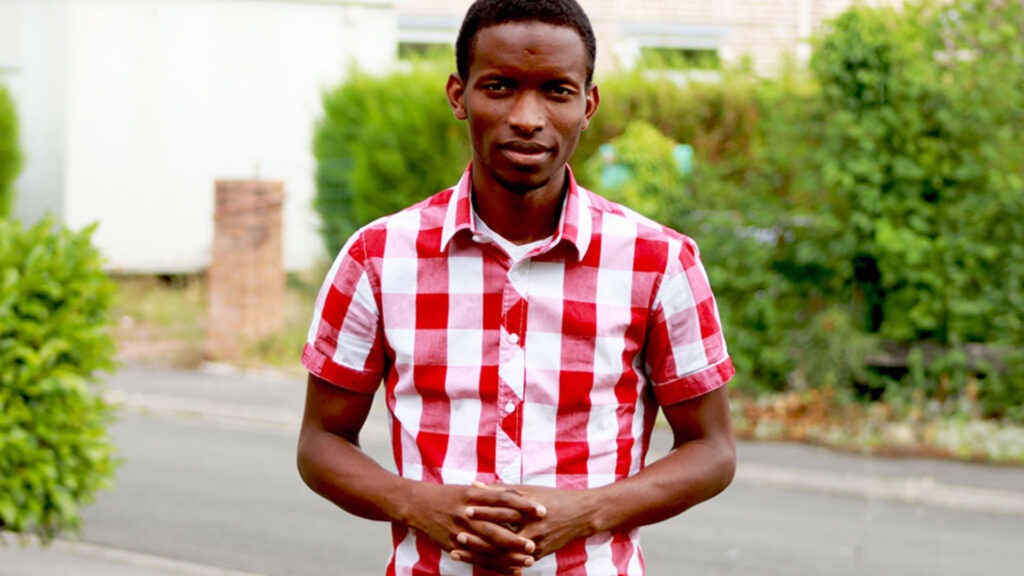 Photo portrait d'un jeune, Mouctar, 18 ans